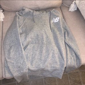 Gray new balance hoodie size small